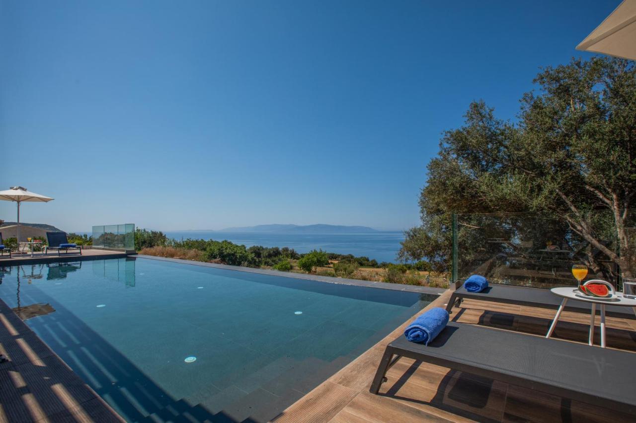 Brand New Villa Lefka With Private Pool At Platies Plateies Exterior foto